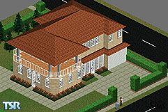 Sims 1 — Villa de Marta by Marcho — Nice house with kitchen, bathroom, living room, and garage which can be made like a
