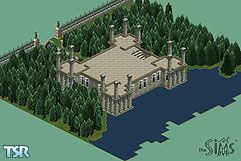 Sims 1 — Edgewood Outpost by Fox — This is a large stone outpost on the water to defend the mainland from enemy Pirates.