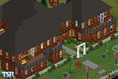 Sims 1 — **Ranchero Villa by wizard2712 — Ranchero Villa has 2 bedrooms and 2 bathrooms, sitting room, kitchen, music
