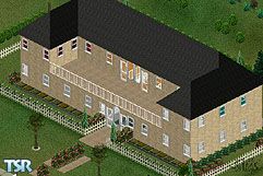 Sims 1 — **Ginger Rose Blue by Magda B. Nieves — Ginger Blue Rose is a charming little home that is ready to move into.