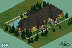 Sims 1 — **Eine Kleine Nacht Haus by whundt — This is the last house designed and built by famed and accident-prone