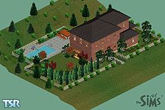 Sims 1 — **The Pines by Trillian — A fine home in which to raise your family. Spacious enough for two adults and one