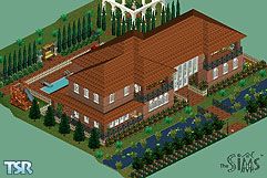 Sims 1 — Competition House by Chezzer — <b>*** House Builder Competiton #2 Winner! ***</b><br>A