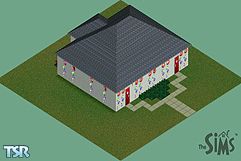 Sims 1 — The Laurel and Hardy House by oldmember_cobblerjon — A great house for two people who are funny together, like