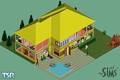 Sims 1 — Lemony Snicket House by oldmember_cobblerjon — From the overall Lemony Look to the Wide Windows this is where