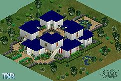 Sims 1 — Gardener's Delight by Miss Angela — Look out, Sims! Looks like the landscaper went crazy! Hope you know a good