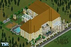 Sims 1 — Regal Palace by stephanie_b. — This regal home is definitely designed with elegance and nobility in mind! House