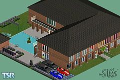 Sims 1 — Chill Out House by Dan George — Plenty of room for your sims to chill and party. Can be improved with the right