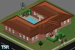 Sims 1 — Luxury house by eRiK — A nice, large house for the rich family.