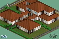 Sims 1 — Villa Maris by Priit Kaldvee — Two bedrooms, three party(general also)rooms, four bathrooms (two upstairs, two
