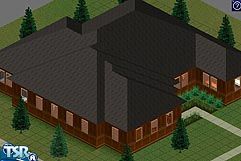 Sims 1 — Forest Cabin by KevinAHenson — Here is a house built in the forest. nothing i really want to say about this
