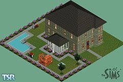 Sims 1 — Sims only Family house by T'Pau Silver — This family house uses no explansion packs for those among you who may