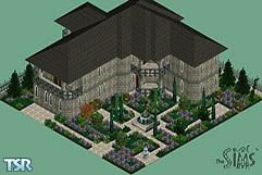 Sims 1 — Wartburg Mansion by Fox — If you have ever wanted to live in a true "classic castle" than The Wartbug