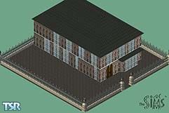 Sims 1 — Old Orphanage by flid76 — This was once used as an orphanage, it has a boys and a girls dorm each with their own