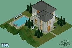 Sims 1 — Small But Elegant 'Furnished' by Samuel — An upgrade to the previous house "Small But Elegant