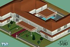 Sims 1 — Simple And Luxury by Aditya Widyapratama — Nice house with an alarms on every doors that lead outside the house