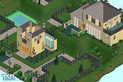 Sims 1 — Kymer Zoo by stephanie_b. — House Stats - 1 bedroom, 2 bathrooms, kitchen/dining/living room area, balcony,