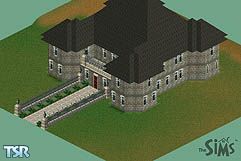 Sims 1 — My Dream Castle by Lianne van Kesteren — This is a great house for a big family. It has 4 bedrooms, 2 big