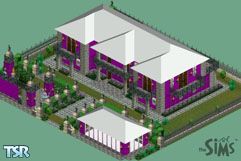 Sims 1 — Princess Castle by stephanie_b. — This is the ultimate fantasy castle for a young Sim Princesses. The lovely