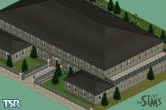 Sims 1 — Small, Simple Mansion by Darkreaper — This Mansion was built in the late 18th century but sadly was burned down