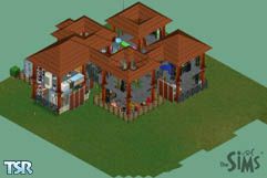 Sims 1 — House in construction by <@5T0> — Perhaps you have never seen an house like this: NO WALLS. IT'S NORMAL ..IS IN