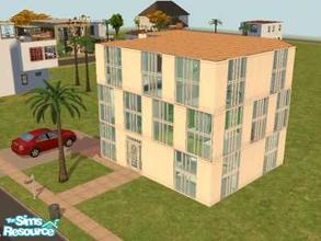 Sims 2 — Palacial Waves by lastarr — My first shot at building and submitting. Island home, one bedroom, 2 full baths,